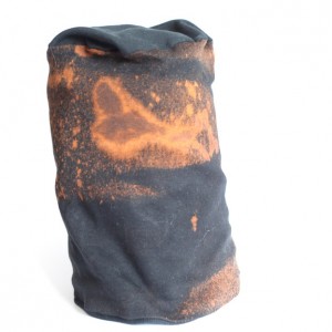 czapka ręcznie farbowana dzianinowa