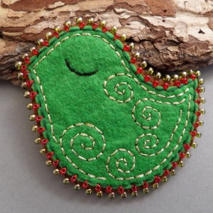 FUN filcowa 063 broszka ptaszek