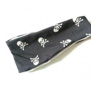 opaska damska w czaszki wiosenna sportowa