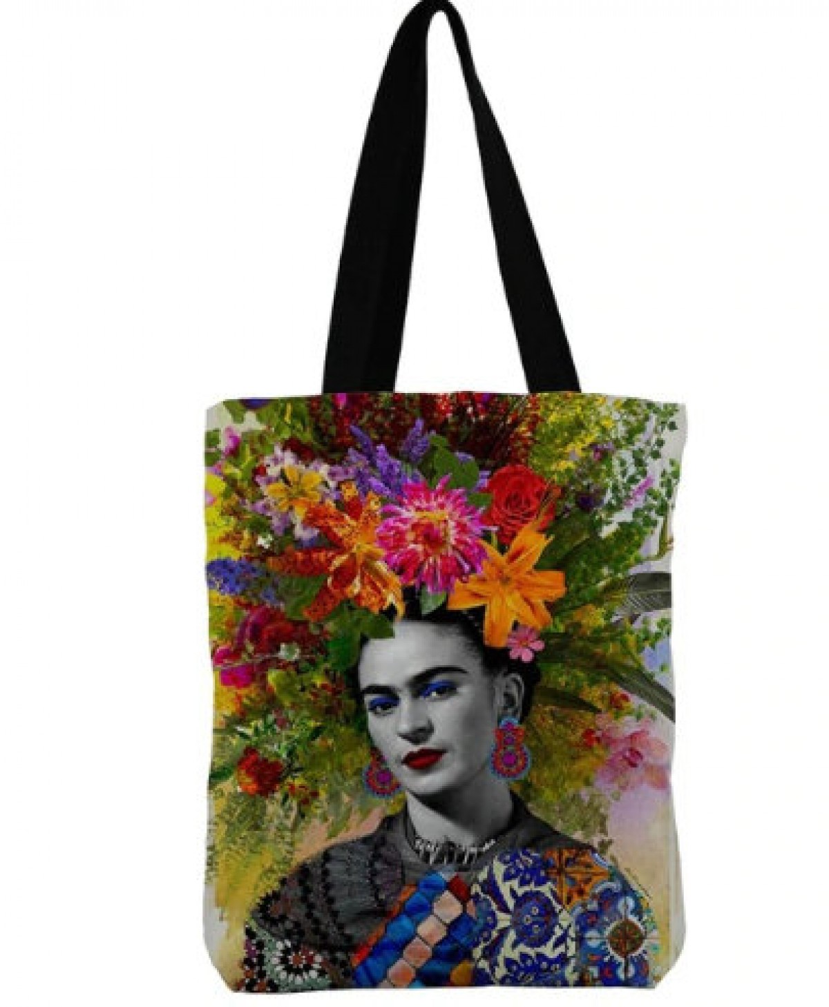 torba shopperka z wizerunkiem Fridy Kahlo