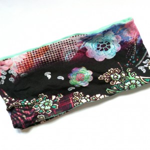 opaska damska sportowa kolorowa na podszewce