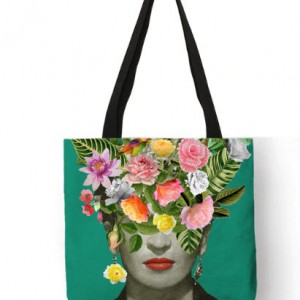 torba shopperka z wizerunkiem Fridy Kahlo