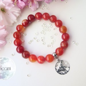 Bransoletka z agatów