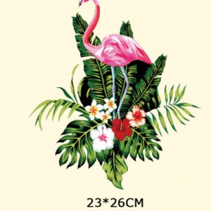 Naklejka naprasowanka na bluzkę, kurtke, torbę flaming