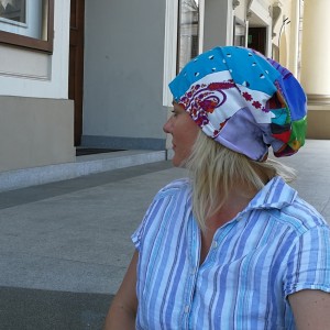 czapka damska etno boho wiosenna codzienna