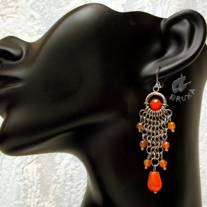 Kolczyki "Krople słońca"