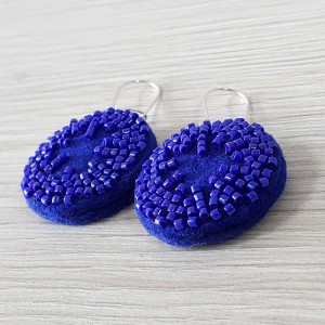 Kolczyki szafirowe gwiazdki