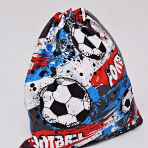 Worek na buty worek na kapcie do przedszkola do szkoły worek szkolny na ubrania piłka nożna football