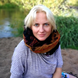 komin damski szyty patchworkowo handmade