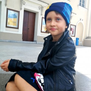 czapka damska dziewczęca patchworkowa kolorowa boho- box 44- mimo kompromitacji nie było słychać końca owacji