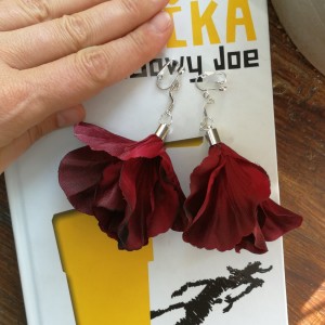 klipsy kwiaty lekkie duże boho- box x1-uwaga poezja