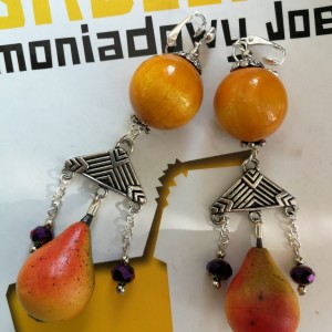 klipsy długie lekkie gruszki boho-box x1- pojedyncza sztuka, polecam