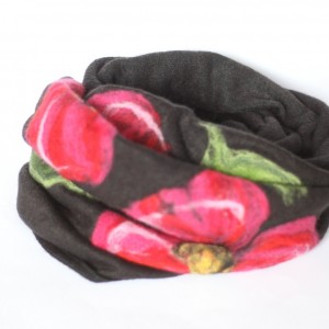 komin bohemian wełniany etniczny ludowy