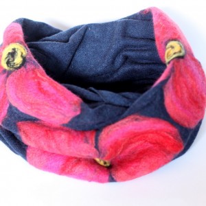 komin bohemian wełniany etniczny ludowy