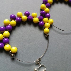 klipsy koła etno boho kolorowe- box a1- pojedyncza sztuka, polecam