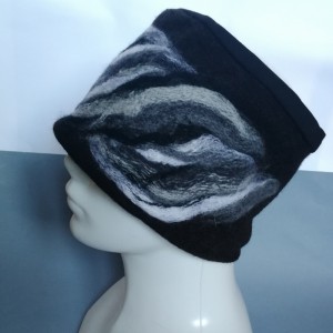 opaska wełniana ciepła filcowana wełna merynosów