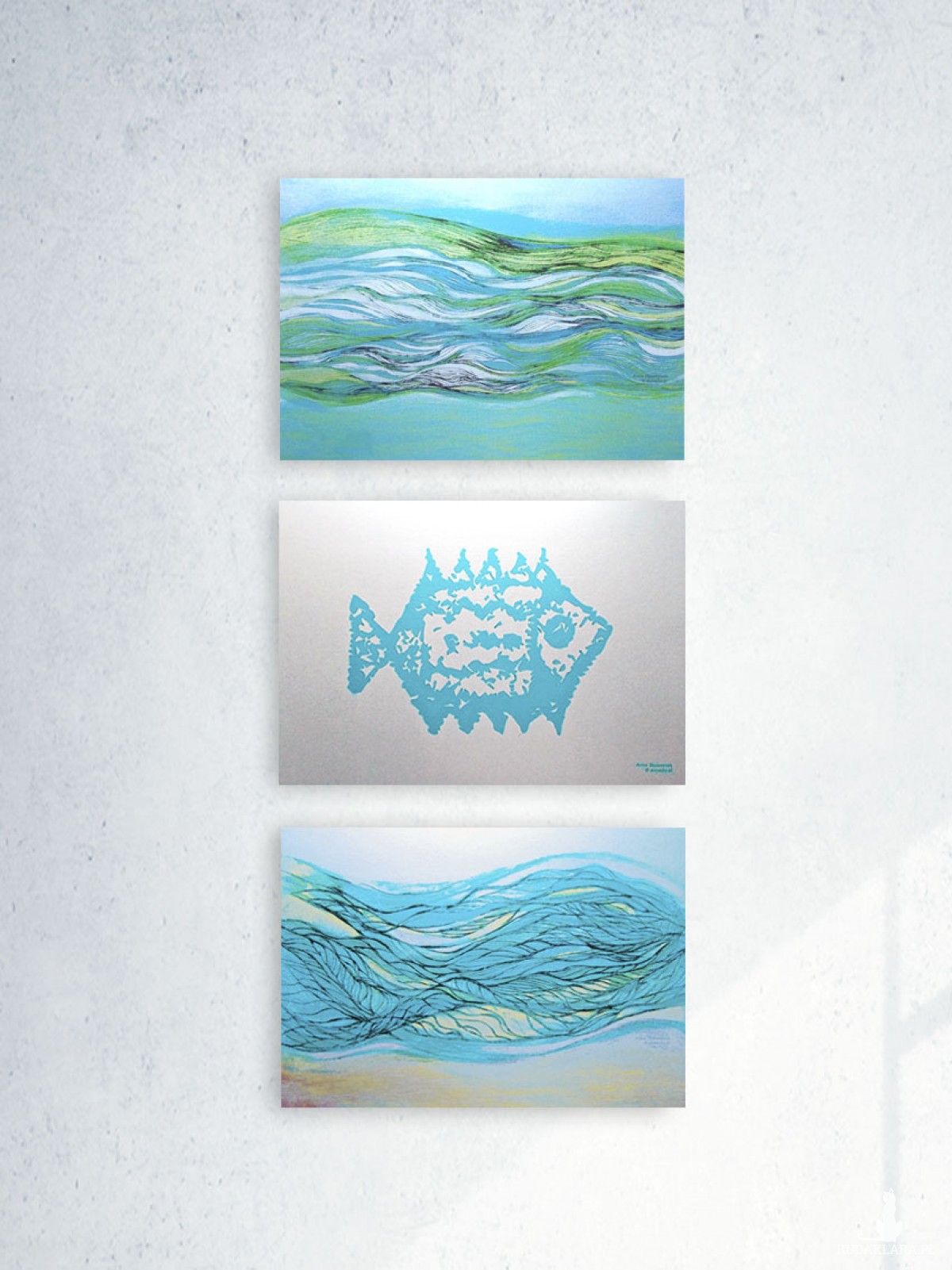 morze obrazek A4, mosrski plakat do domu, plakat z morzem, nowoczesna grafika 21x30, srebrno turkusowy plakat na ścianę, żeglarski obrazek A4, marynistyczna dekoracja