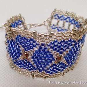 nowoczesna bransoletka beading rękodzieło
