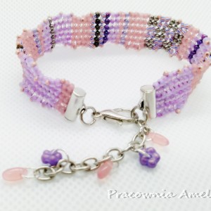 pastelowa boho casual ultraviolet beading