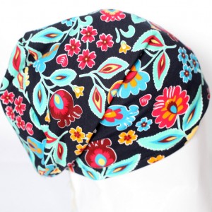 czapka dzianinowa damska folkowa