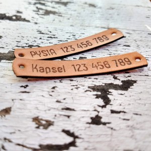 Adresówka na taśmę 1,5 cm