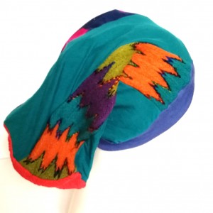 czapka turbanowa etno boho patchwork