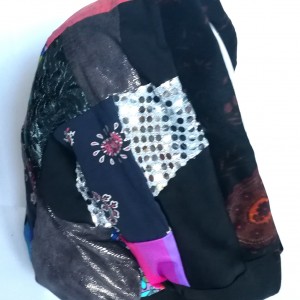 komin patchworkowy pojedynczy egzemplarz damski handmade