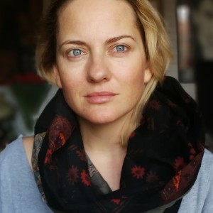 komin patchworkowy pojedynczy egzemplarz damski handmade