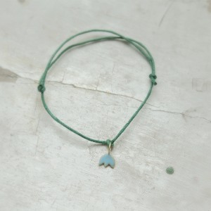 BRANSOLETKA Z ZAWIESZKĄ-KWIATEM