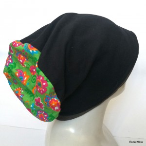 czapka bardzo duża wiosenna na dredy damska