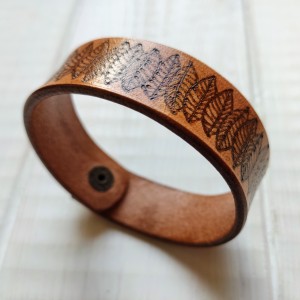Skórzana bransoletka wzór 4