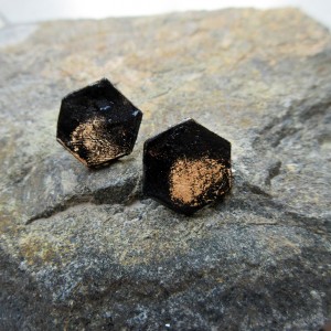 KOLCZYKI GEOMETRYCZNE ZŁOTE SREBRNE