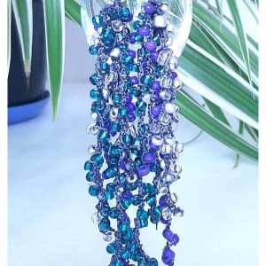 4232 długie kolczyki 13 cm delikatne