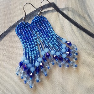 Kolczyki Niebieskie Fredzle