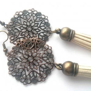 kolczyki handmade wsadził do nosa banana i sapał do rana X1