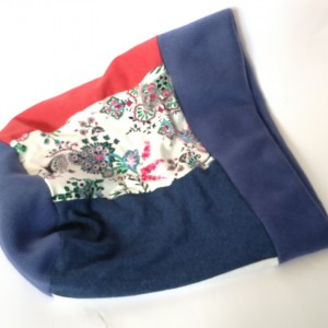 czapka damska szyta patchworkowo na podszewce wiosenna