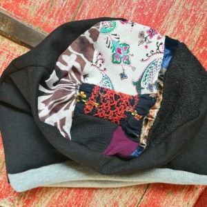 czapka wiosenna etno boho kolorowa