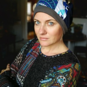 czapka damska etno boho wiosenna szyta patchworkowo