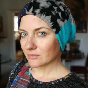 czapka damska etno boho wiosenna szyta patchworkowo