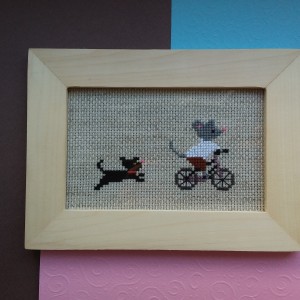 Obraz haftowany Mimi 1