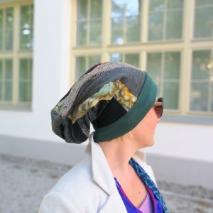 czapka szyta patchworkowo etno boho handmade