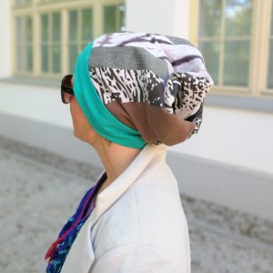 czapka szyta patchworkowo etno boho handmade