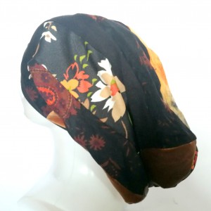 czapka turbanowa etno boho patchwork