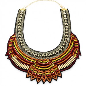 naszyjnik koralikowy etniczny boho