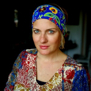 opaska damska kolorowa handmade