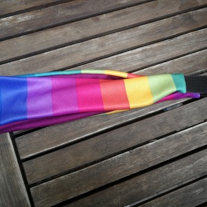 opaska tęczowa kolorowa damska