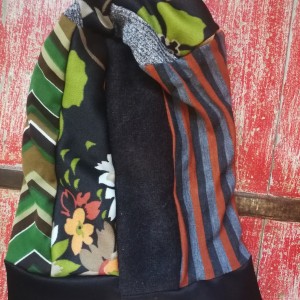 czapka turbanowa smerfetka długa