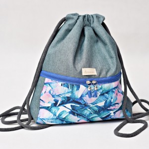 Workoplecak wodoodporny, worek plecak, torba na plecy, worek ze sznurami, plecak wodoodporny pióra