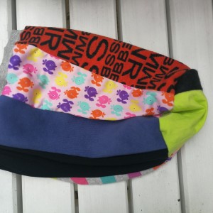 czapka damska szyta patchworkowo etno boho folk wiosenna