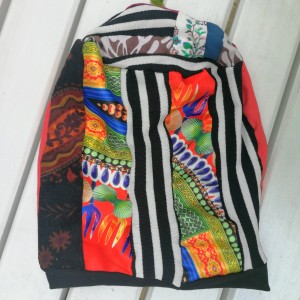 czapka damska szyta patchworkowo etno boho folk wiosenna